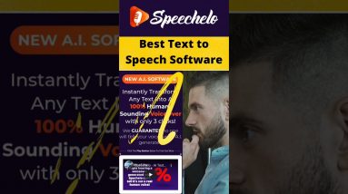 Introducing Speechelo: Instantly Transform Text to 100% Human Sounding Voice #shorts