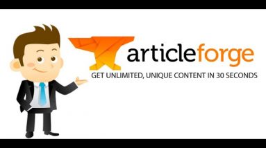 Article Forge Best Content Writer Software for Blogger and WordPress in 2021