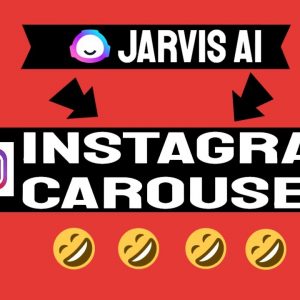 How to Create Instagram Carousel Posts with #Jarvis Copywriting AI Tool (Beginner)
