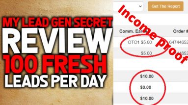 My Lead Gen Secret Honest Review 2021| Week 1 #makemoneyonline #affiliatemaarketing#residualincome