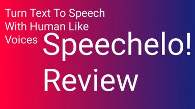 Turn text to speech with human like voices review🔥#speechelo #texttovoice #converter