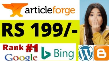Article Forge Cheap Price Review and Tutorial | How to Write Article for AdSense approval Hindi 2022