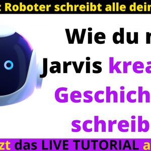 Jarvis AI Deutsch: Wie du mit Jarvis kreative Geschichten schreibst😎😎😎