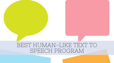 Best Human Like Text To Speech Program - Speechelo
