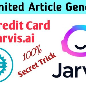 How to get jarvis.ai free credits | 100% unique article generator tool | Tech DaNi