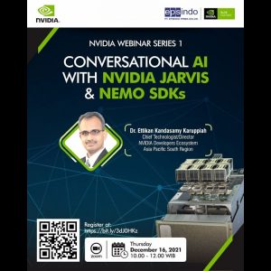 NVIDIA Webinar series 1 - Conversational AI With NVIDIA Jarvis & Nemo SDKs