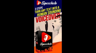Speechelo  - AI Text to Speech Software [Turn Text into Human Like Voice in Just 3 Clicks)  #Shorts