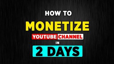 How To Monetize YouTube Channel 2022 HINDI || How I Monetized My Channel In 2Days🔥Only, Main cheeje!