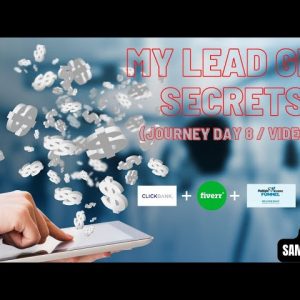 My Lead Gen Secret: promoting clickbank,fiver, and multiple income funnel! ✔DAY 8 ✔video 2