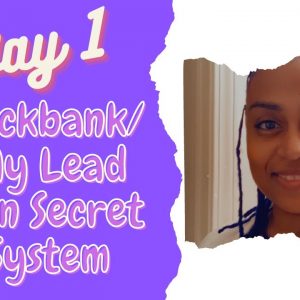 Day 1 of Affiliate Marketing with Clickbank and My Lead Gen Secret