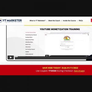 YT Marketer Review, Bonus, Demo – Learn from a 7-figure YouTube marketer ($500 Off Coupon)