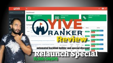 yive ranker review | special 70,000 credits for one time small price! relaunch special!