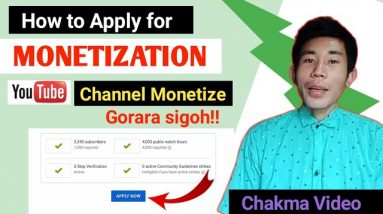 How to monetize youtube channel | youtube studio monetization | youtube course