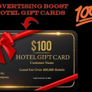 Advertising Boost Hotel Gift Cards