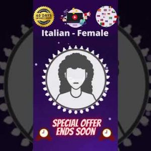 Speechelo Best text to speech software   Italian   Female #shorts