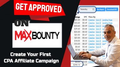 How To Get Started with CPA Affiliate Marketing and Maxbounty | Step By Step Free Training
