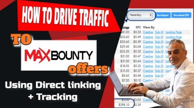 How To Promote CPA Offers w/ Maxbounty on Bing Ads w/Direct Linking & Tracking | Free Training