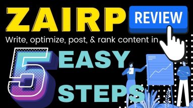 Review on New Zairp Web-App for Marketers