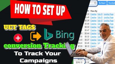 How To Set Up Conversion Tracking with Bing Ads For your Affiliate Campaigns | Free Training