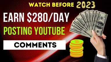 $280 per day posting YouTube comments | Social Media Jobs | how to make money on social media