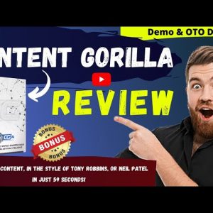 Content Gorilla AI Review | Content Gorilla AI Review And Bonuses🔥Discount