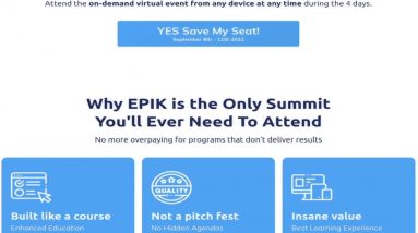 EPIK Summit 2022 - Hosted by Dan Lok and Aurelian Amacker