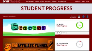 IM VIP Training Student Portal Preview