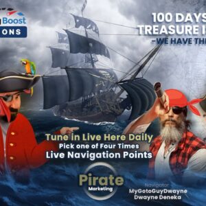 Marketing Boost Solutions Podcast 100 days to Treasure Island