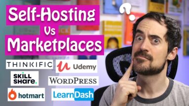Where should you host your courses online? Self Hosting vs Marketplaces