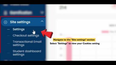 How to enable/disable default cookie banner I All-in-one online course platform I EzyCourse
