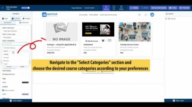 How to show courses from a specific category only using the all courses widget?