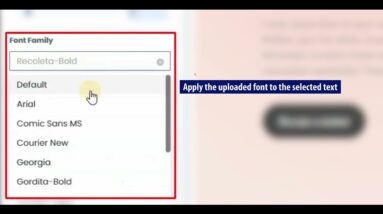 How to setup custom fonts for your site? I All-in-one online course platform I EzyCourse