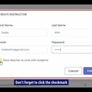 Teacher Student private chat initiation I All-in-one online course platform I EzyCourse