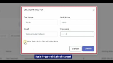 Teacher Student private chat initiation I All-in-one online course platform I EzyCourse