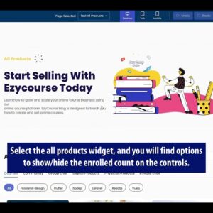 How can I disable the number of enrolment on the buidler? II EzyCourse