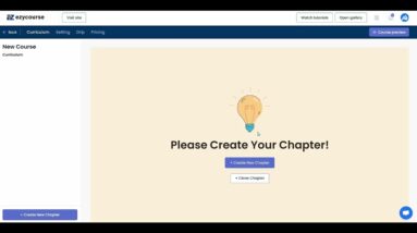 How to set custom course landing page? II EzyCourse