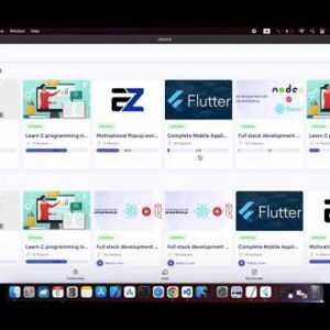 EzyCourse macOS and Windows Demo | TvOS is loading as well | We will update our UI
