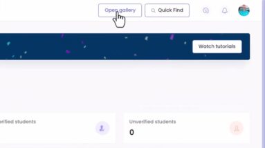 Familiarize Yourself with the EzyCourse Dashboard!