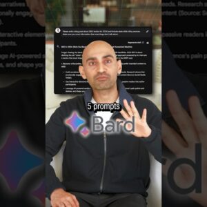 My Favorite 5 Prompts For Marketers Using Bard