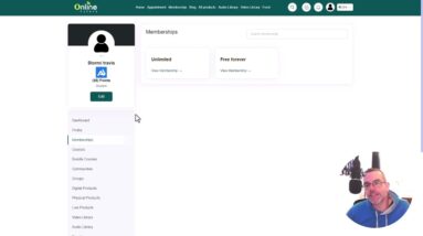 EzyCourse Online Membership Site Overview | Membership Site Builder