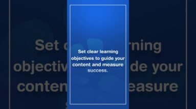 Looking to plan your course effectively? |  3 tips to make your  course well structured and engaging