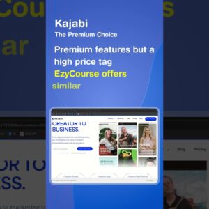 Top 3 affordable LMS platforms in 2024 | EzyCourse, Thinkific, and Kajabi