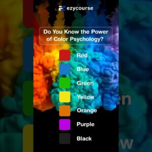 Unlock the Secrets of Color Psychology!🎨 #onlinebusiness #ezycourse #BMW #fypシ #colorpsychology