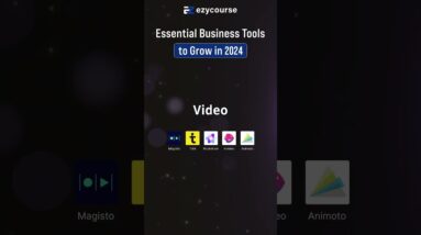 30 Must-Have Business Tools for 2024 in Just 30 Seconds! #ezycourse #musthavetools #onlineschool