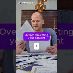 Warning! Avoid these mistakes in Course Creation!⚠️  #ezycourse #coursecreationtips #coursecreator