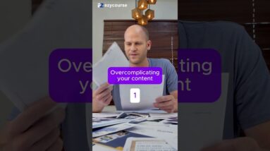 Warning! Avoid these mistakes in Course Creation!⚠️  #ezycourse #coursecreationtips #coursecreator