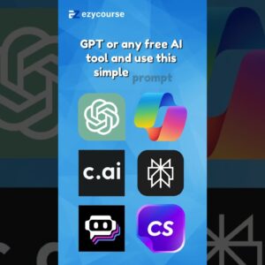 A powerful AI prompt can help you create course modules in a flash!  #ezycourse #aicourse #aiprompt