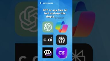 A powerful AI prompt can help you create course modules in a flash!  #ezycourse #aicourse #aiprompt