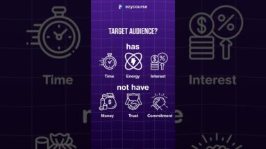 Target smarter, not harder!🎯#ezycourse #digitalmarketing #conversion #digitalcreator #coursecreator