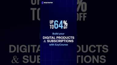 Your All-In-One Platform, Now Up To 64% OFF! ✨ #EzyCourse #AllInOnePlatform #CourseCreators